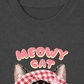 Áo Thun Relaxed Fit Meowy Cat Pink Plaid