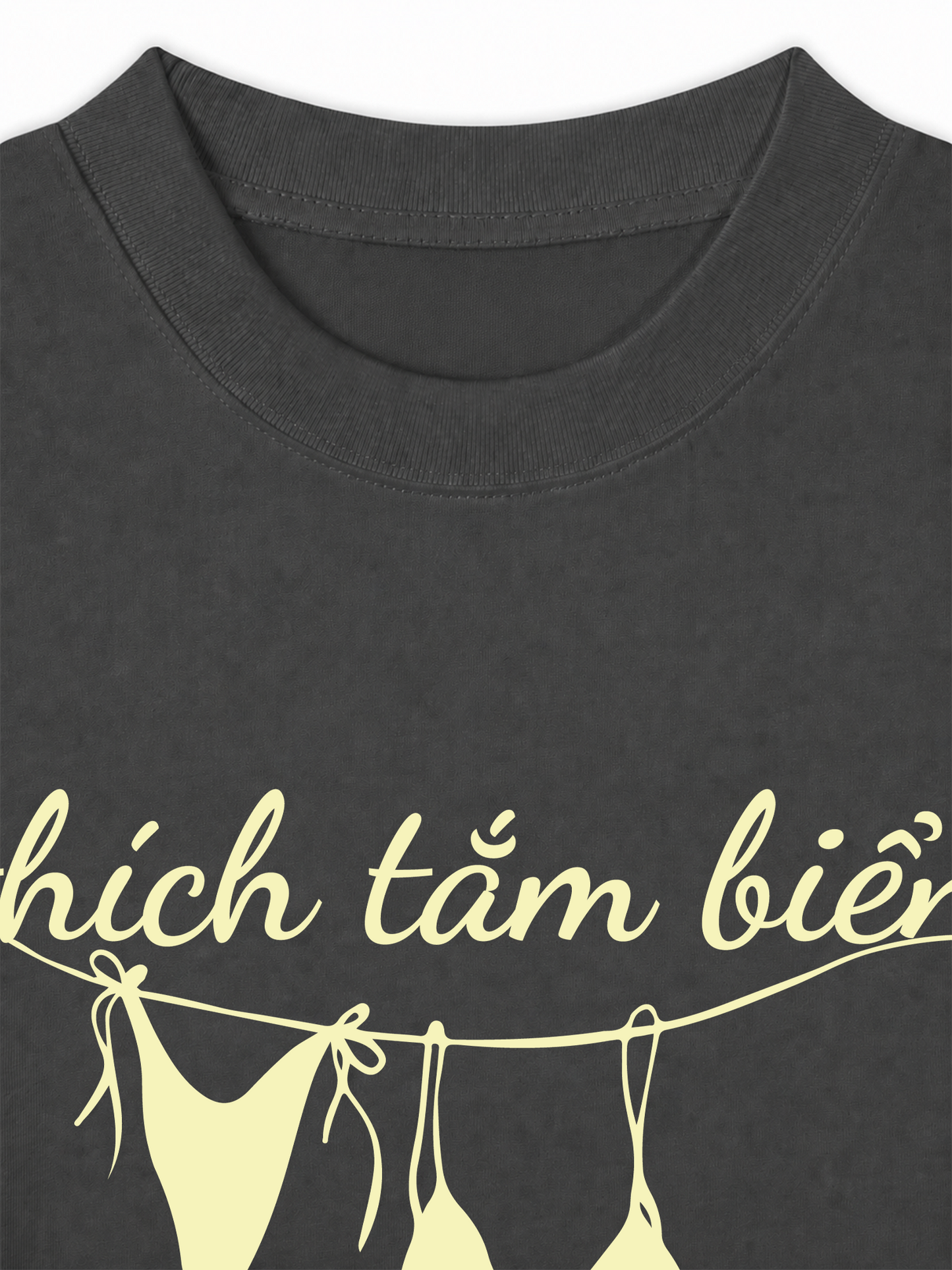 Áo Thun Relaxed Fit Thích Tắm Biển