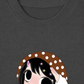 Áo Thun Relaxed Fit Little Girl Brown Dots