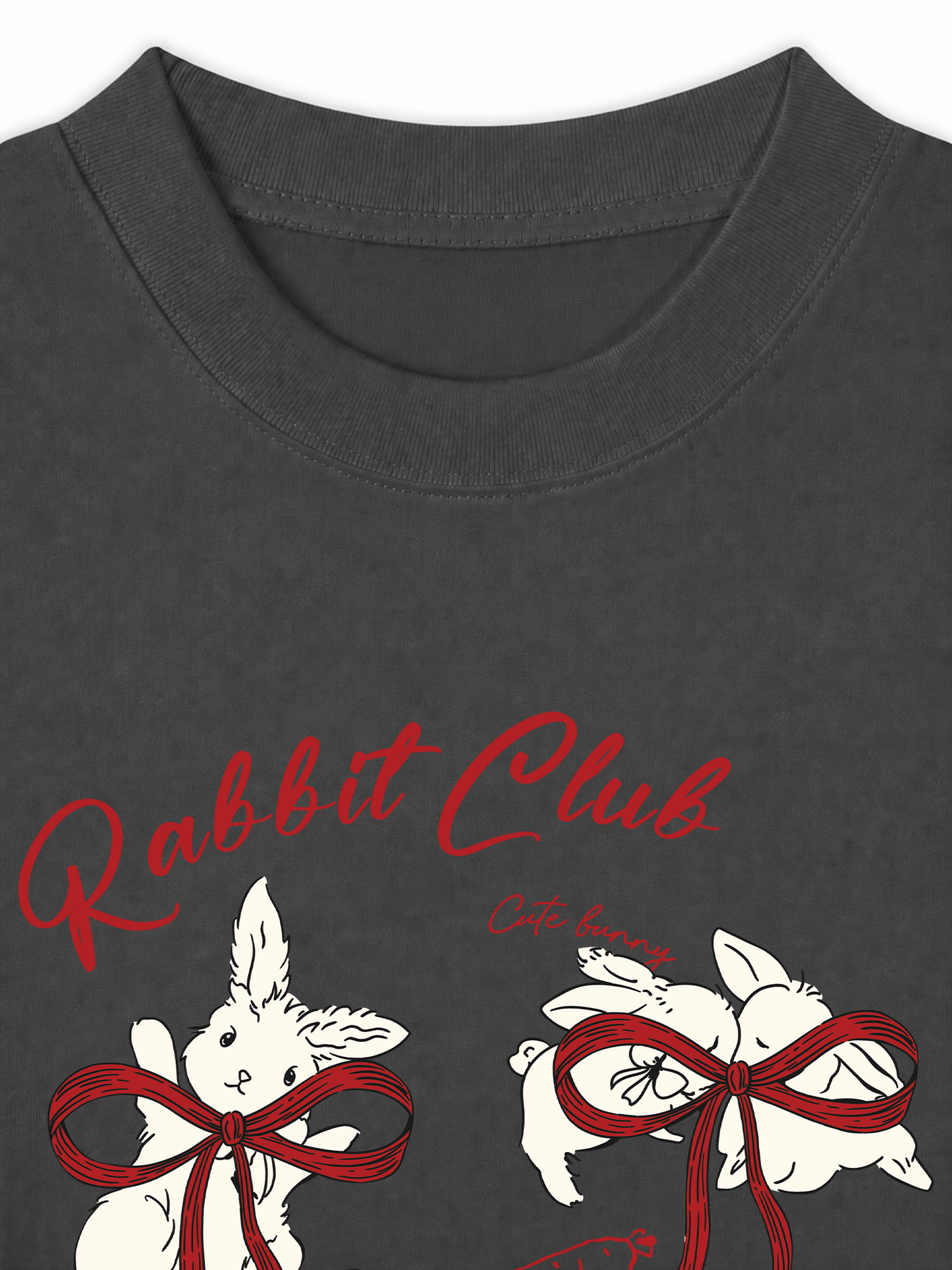 Áo Thun Relaxed Fit Rabbit Club