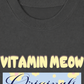 Áo Thun Relaxed Fit Cutie Vitamin Meow Yellow Flower