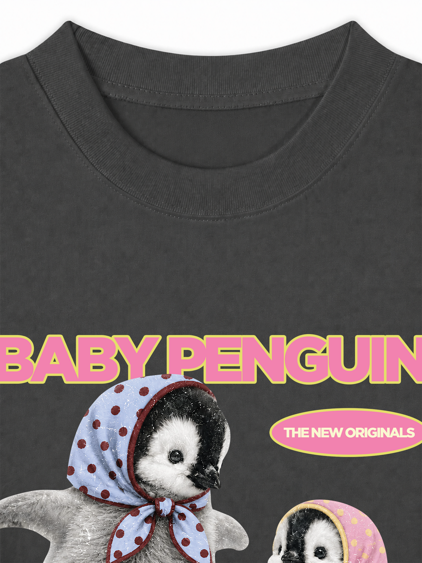 Áo Thun Relaxed Fit Baby Penguin