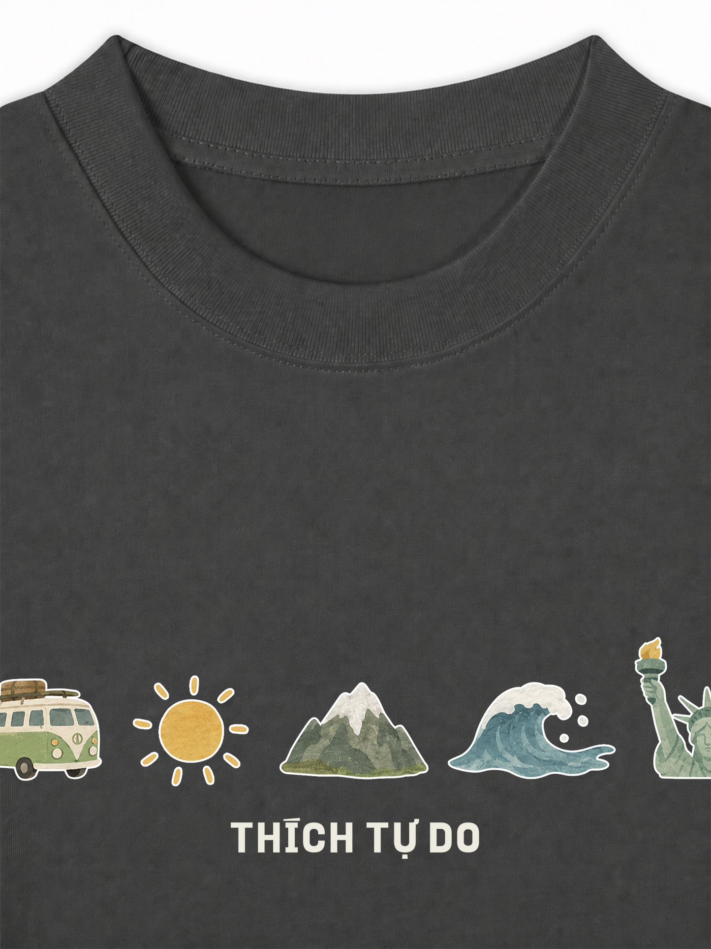 Áo Thun Relaxed Fit Thích Tự Do