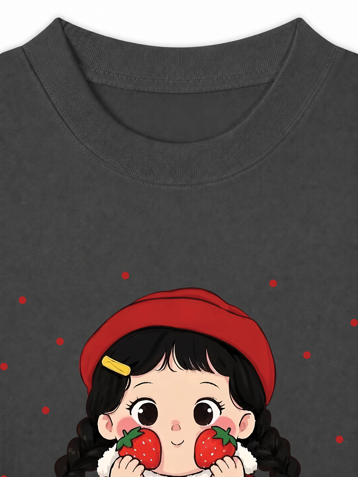 Áo Thun Relaxed Fit Dolly Girl Cute Strawberry Girl