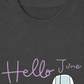 Áo Thun Relaxed Fit Hello June
