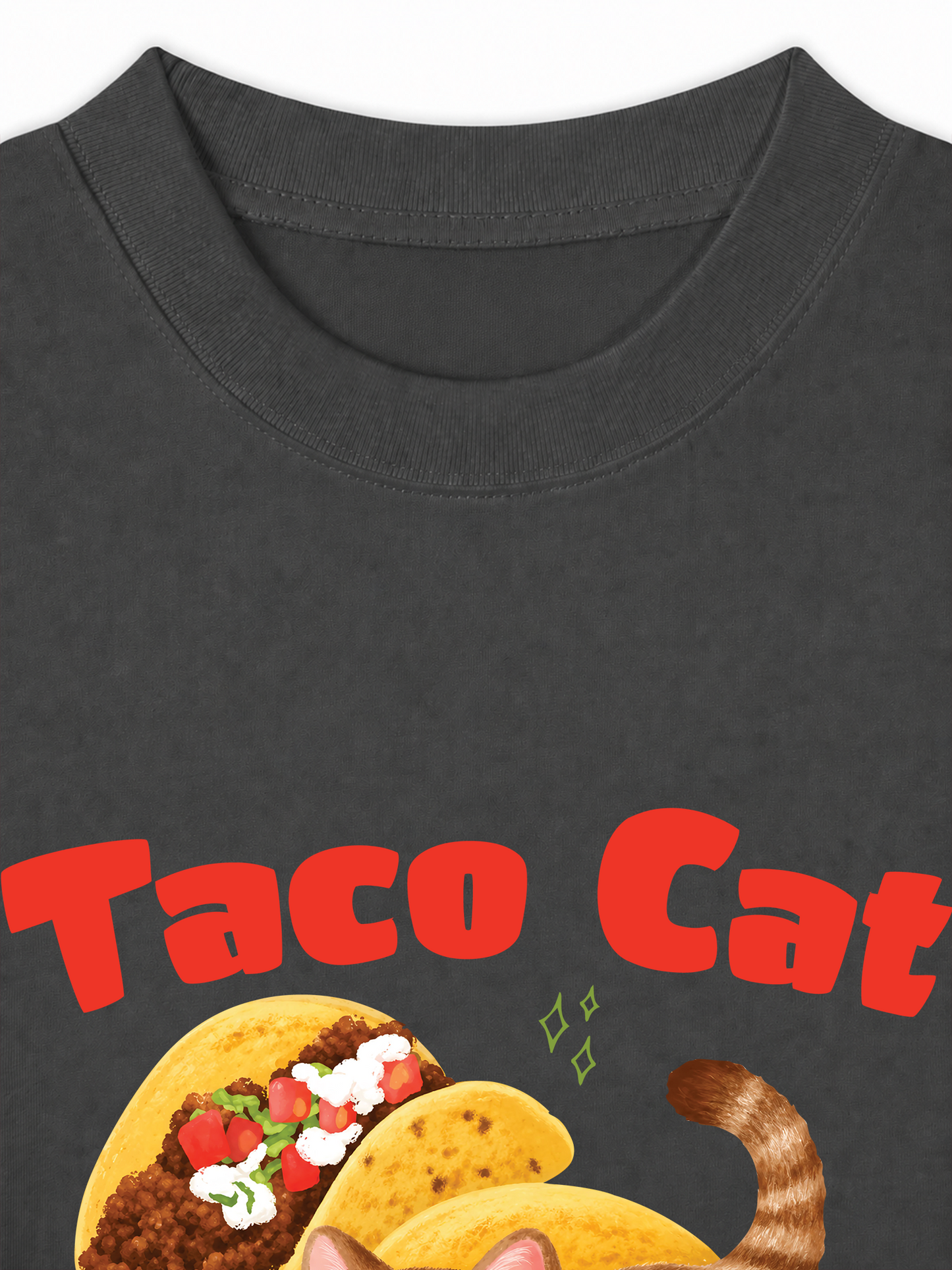 Áo Thun Relaxed Fit Taco Cat