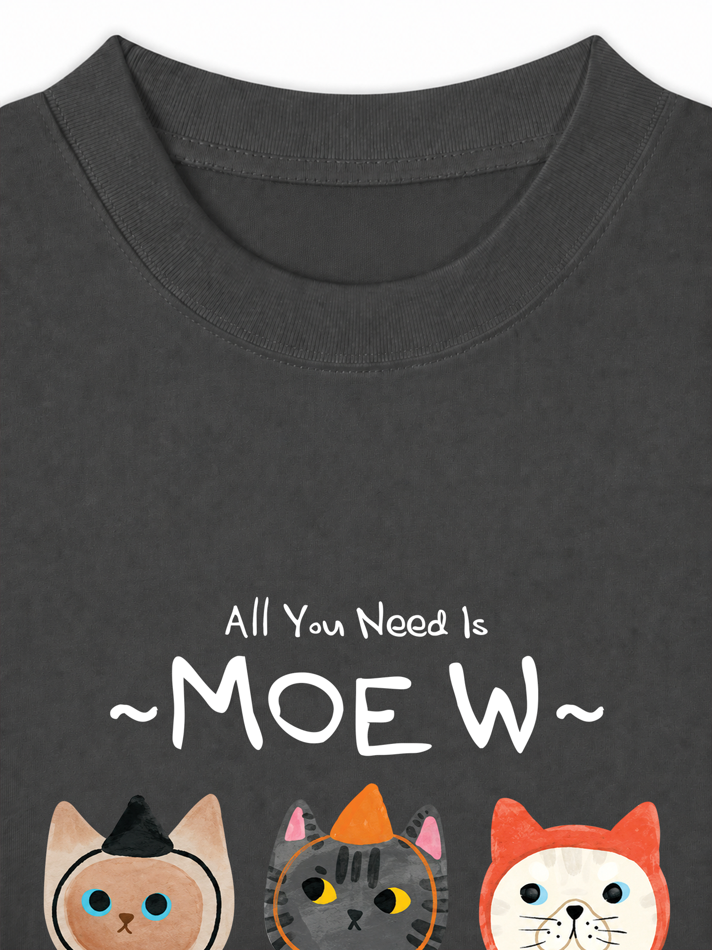 Áo Thun Relaxed Fit All You Need Is Moew