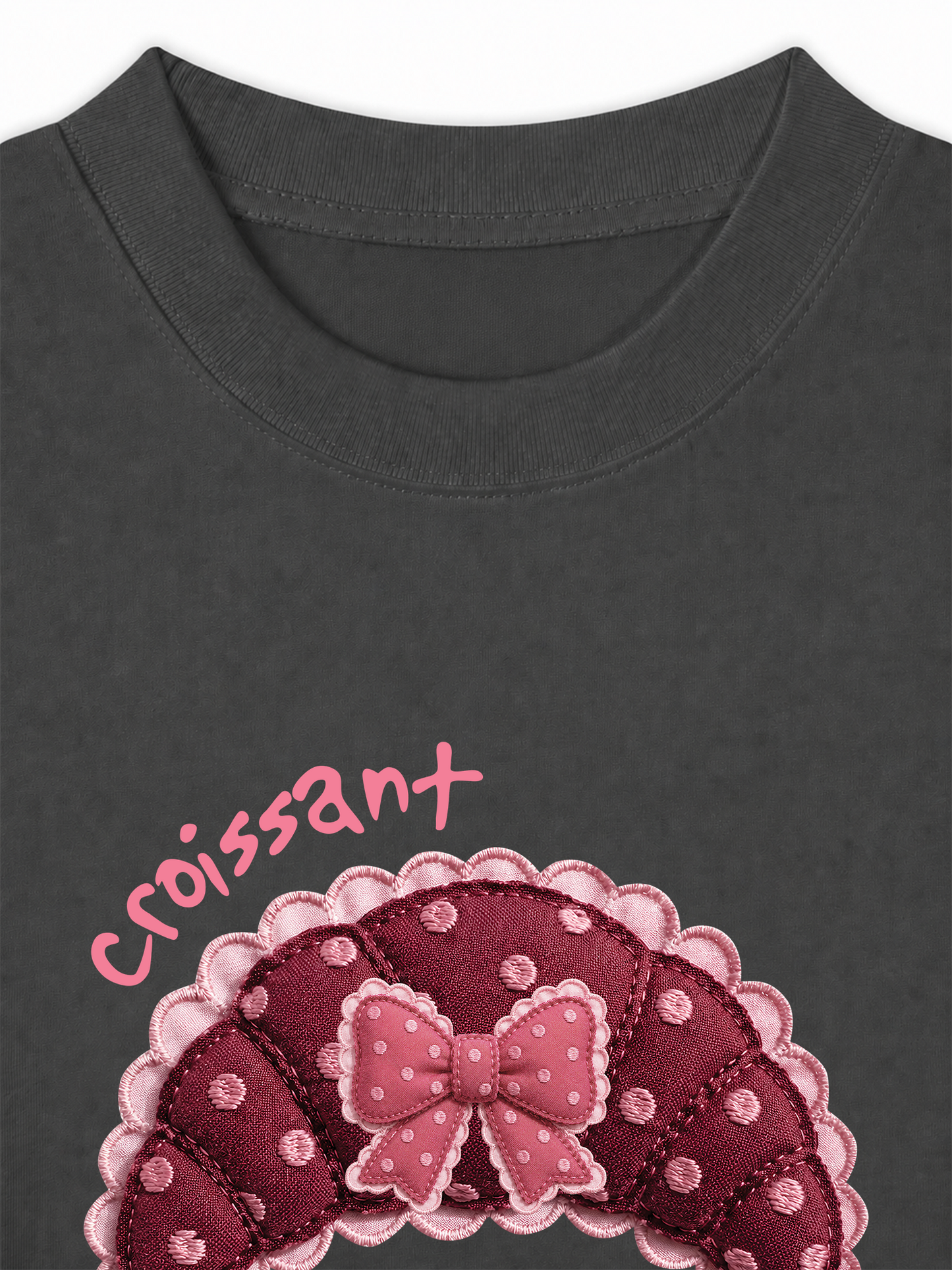 Áo Thun Relaxed Fit Croissant DIY