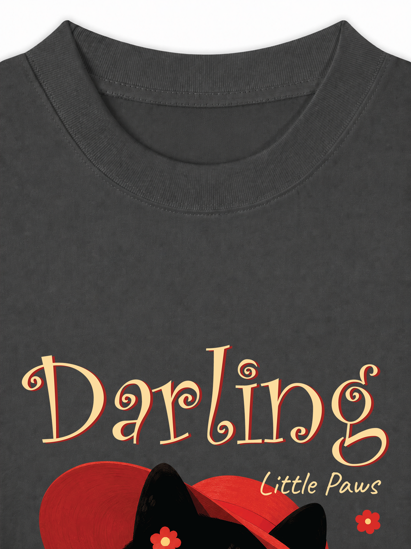 Áo Thun Relaxed Fit Darling Little Paws