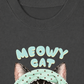 Áo Thun Relaxed Fit Meowy Cat Blue Tiffany Dots