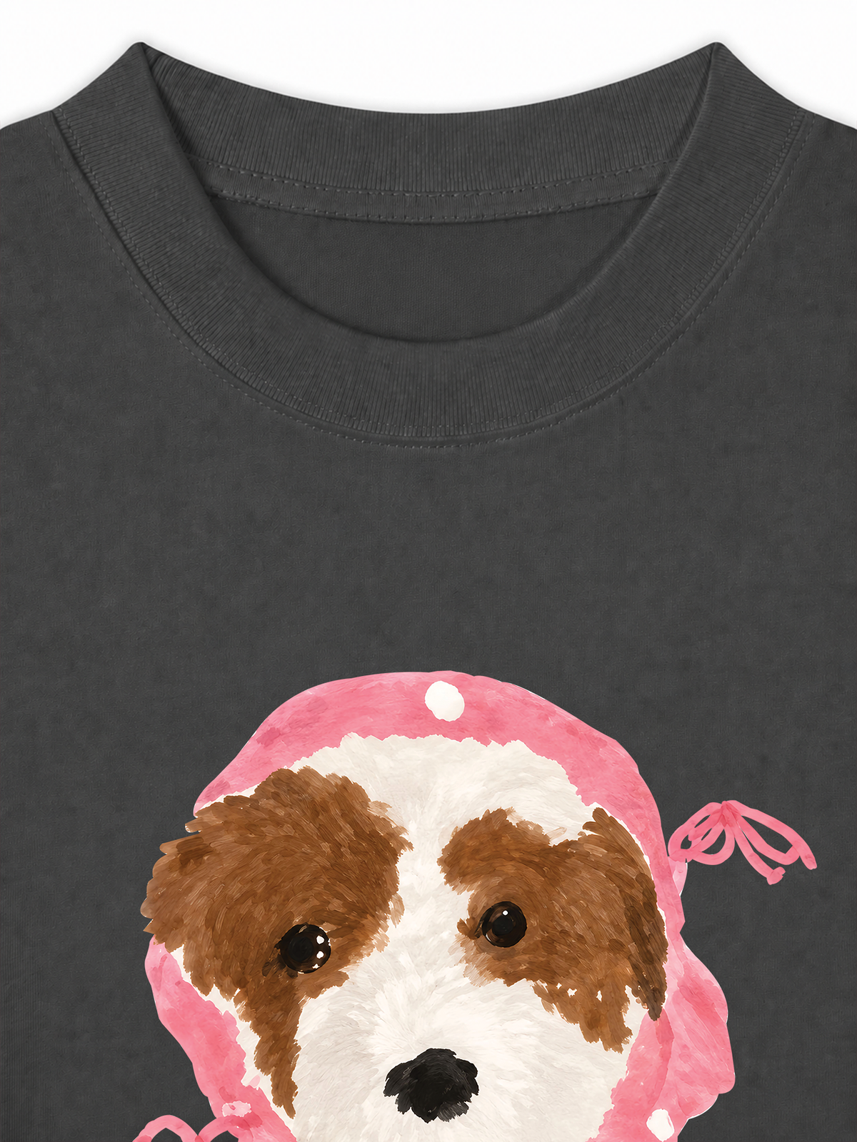 Áo Thun Relaxed Fit Pink Dots Puppy