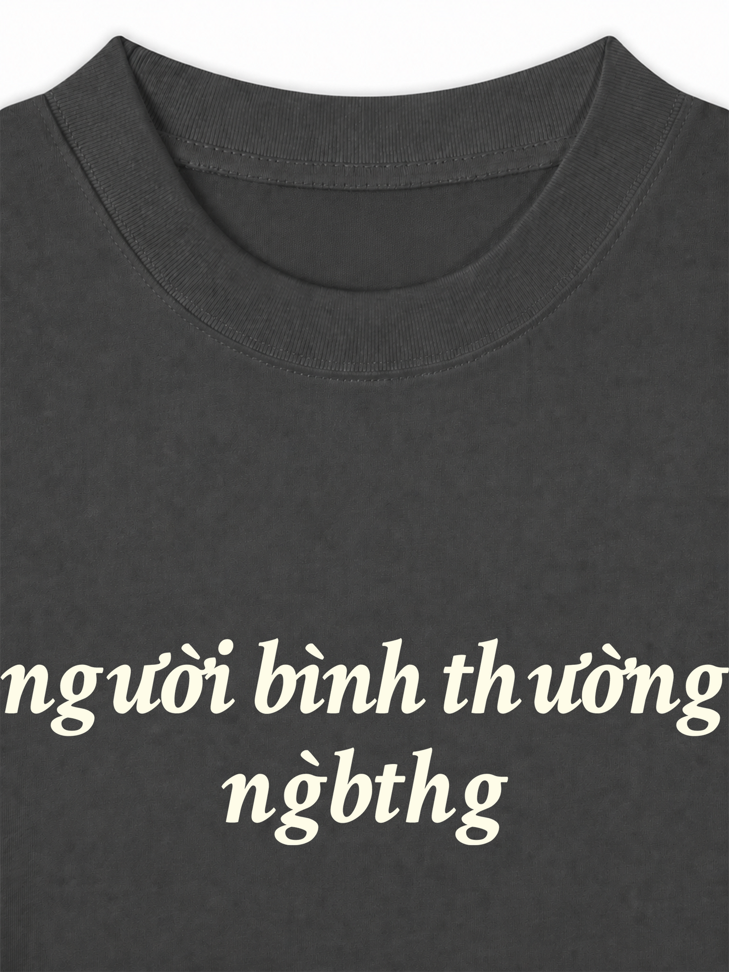 Áo Thun Relaxed Fit Người Bình Thường