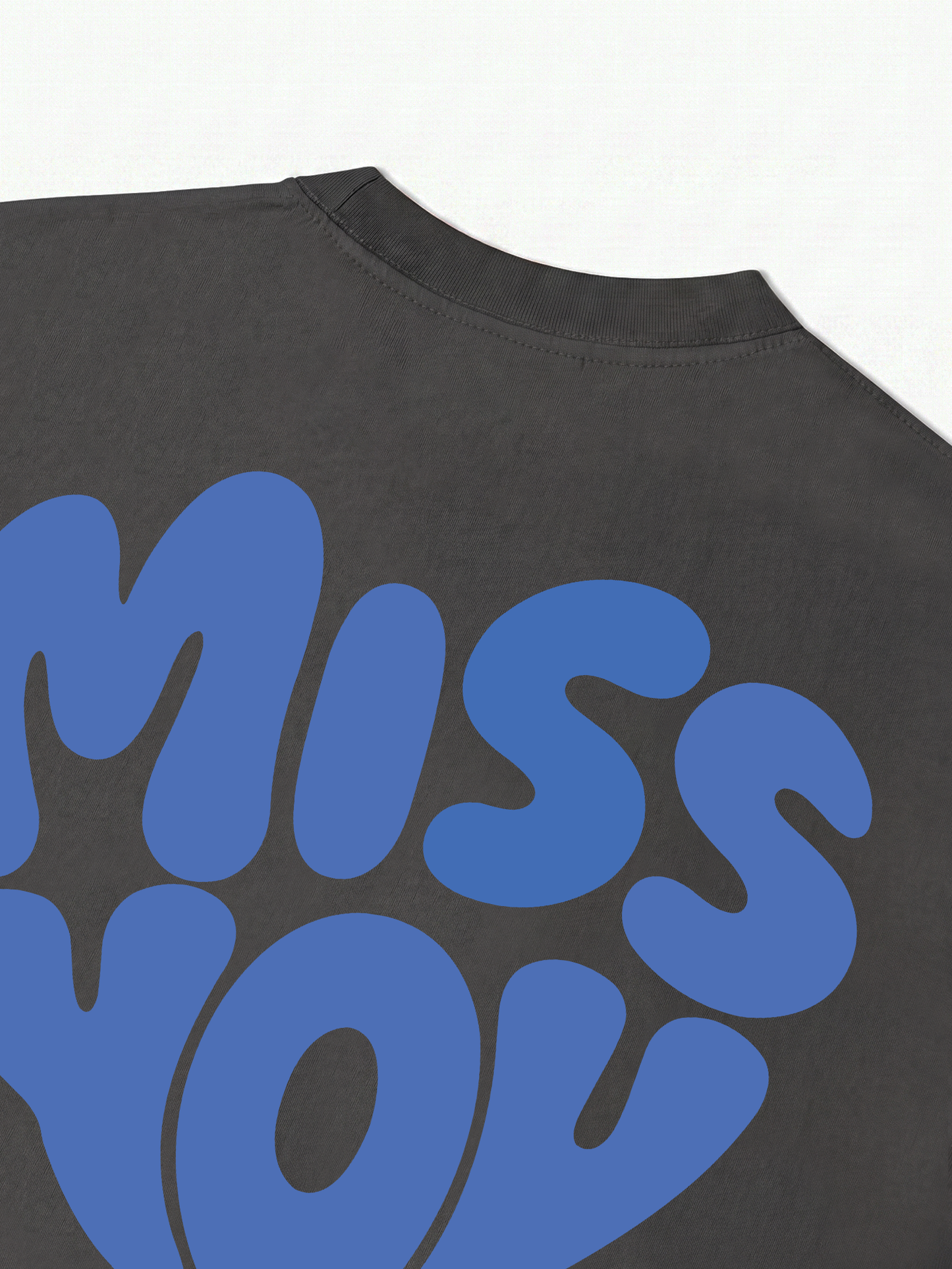 Áo Thun Relaxed Fit Miss You Typography