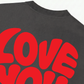 Áo Thun Relaxed Fit Love You Typography