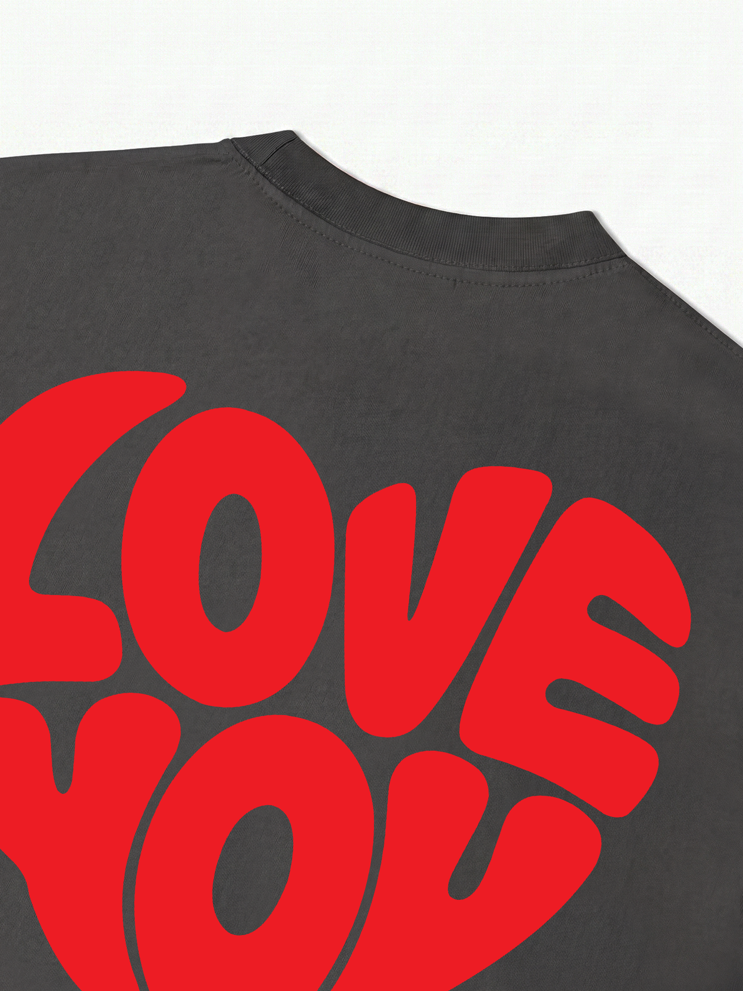 Áo Thun Relaxed Fit Love You Typography