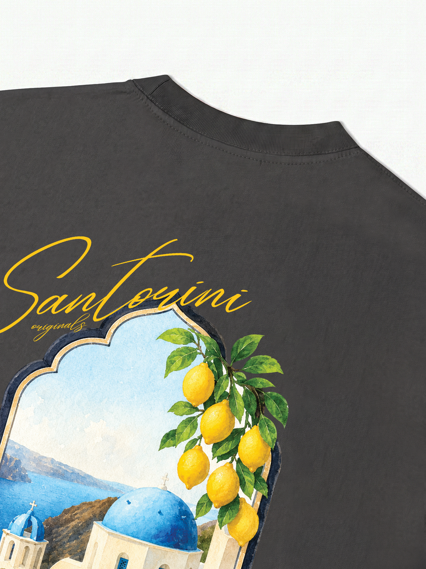 Áo Thun Relaxed Fit Santorini Lemon