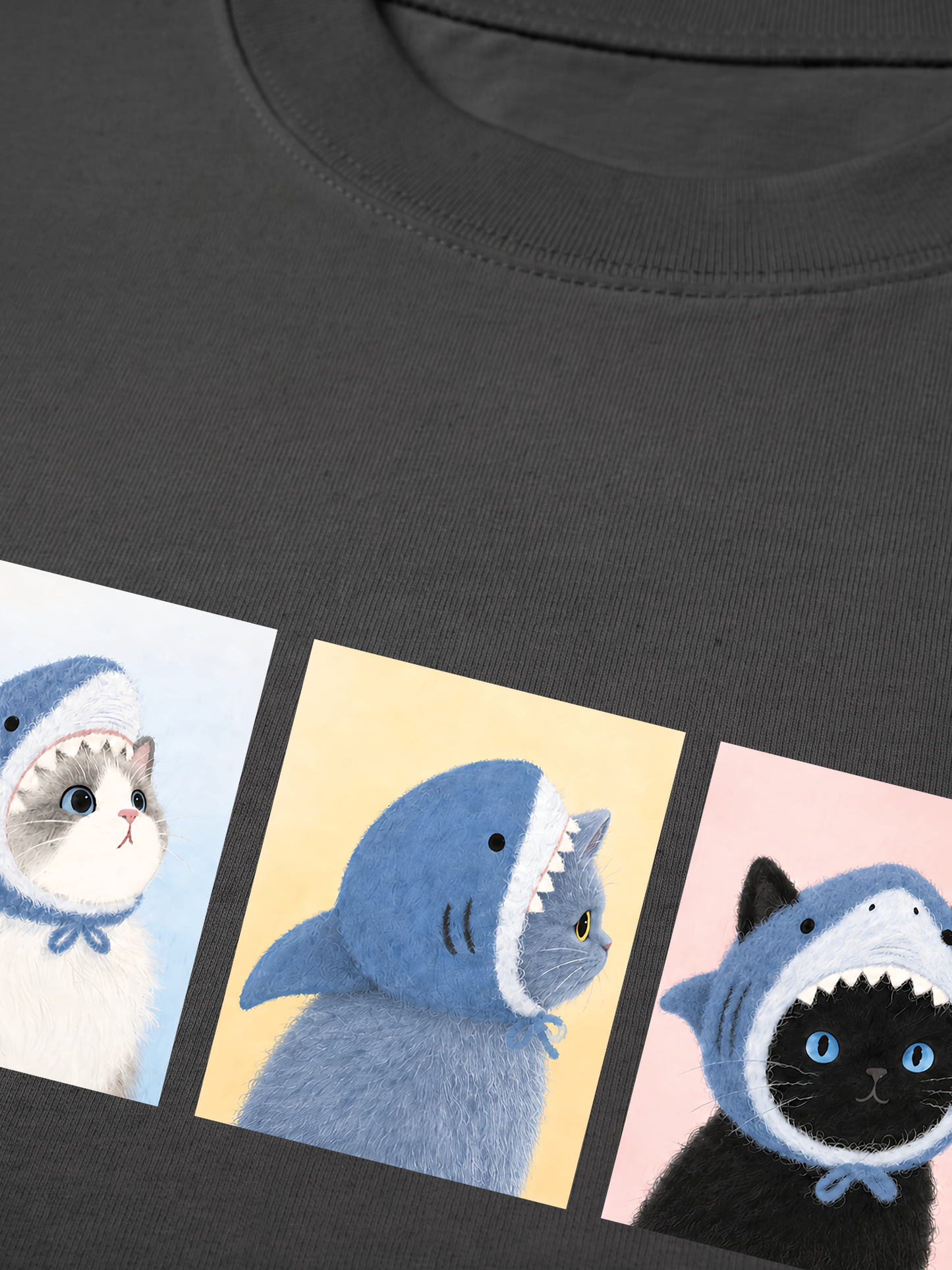 Áo Thun Relaxed Fit Shark Kitty