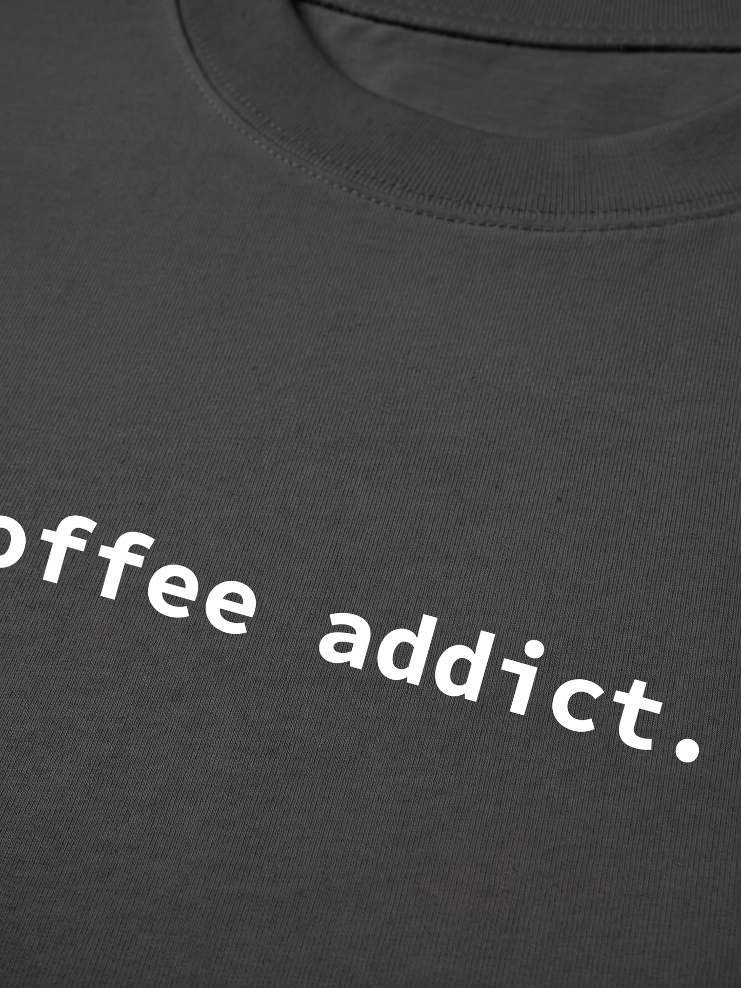 Áo Thun Relaxed Fit Coffee Addict