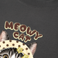 Áo Thun Relaxed Fit  Meowy Cat Cream