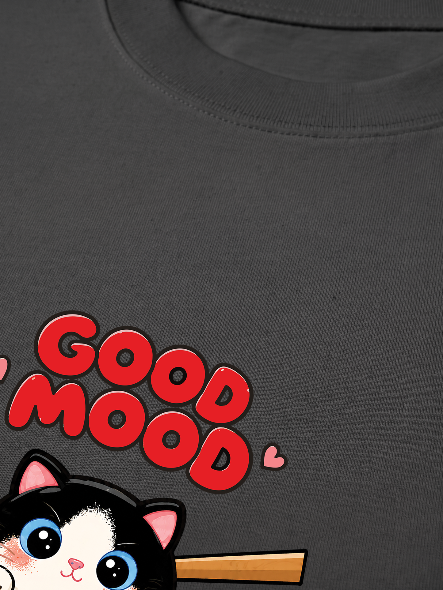Áo Thun Relaxed Fit Good Mood Sushi Cat