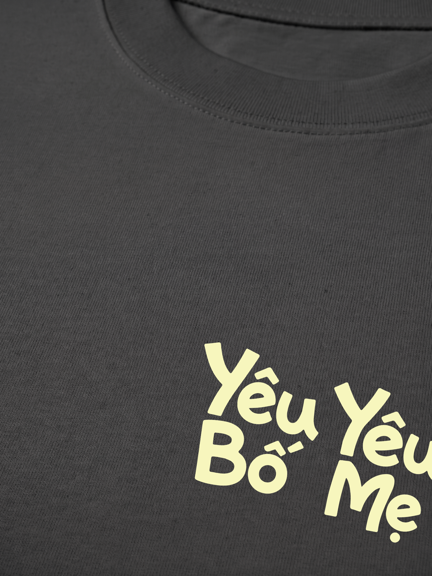 Áo Thun Relaxed Fit Yêu Bố Yêu Mẹ Yêu Cả Nhà Mình