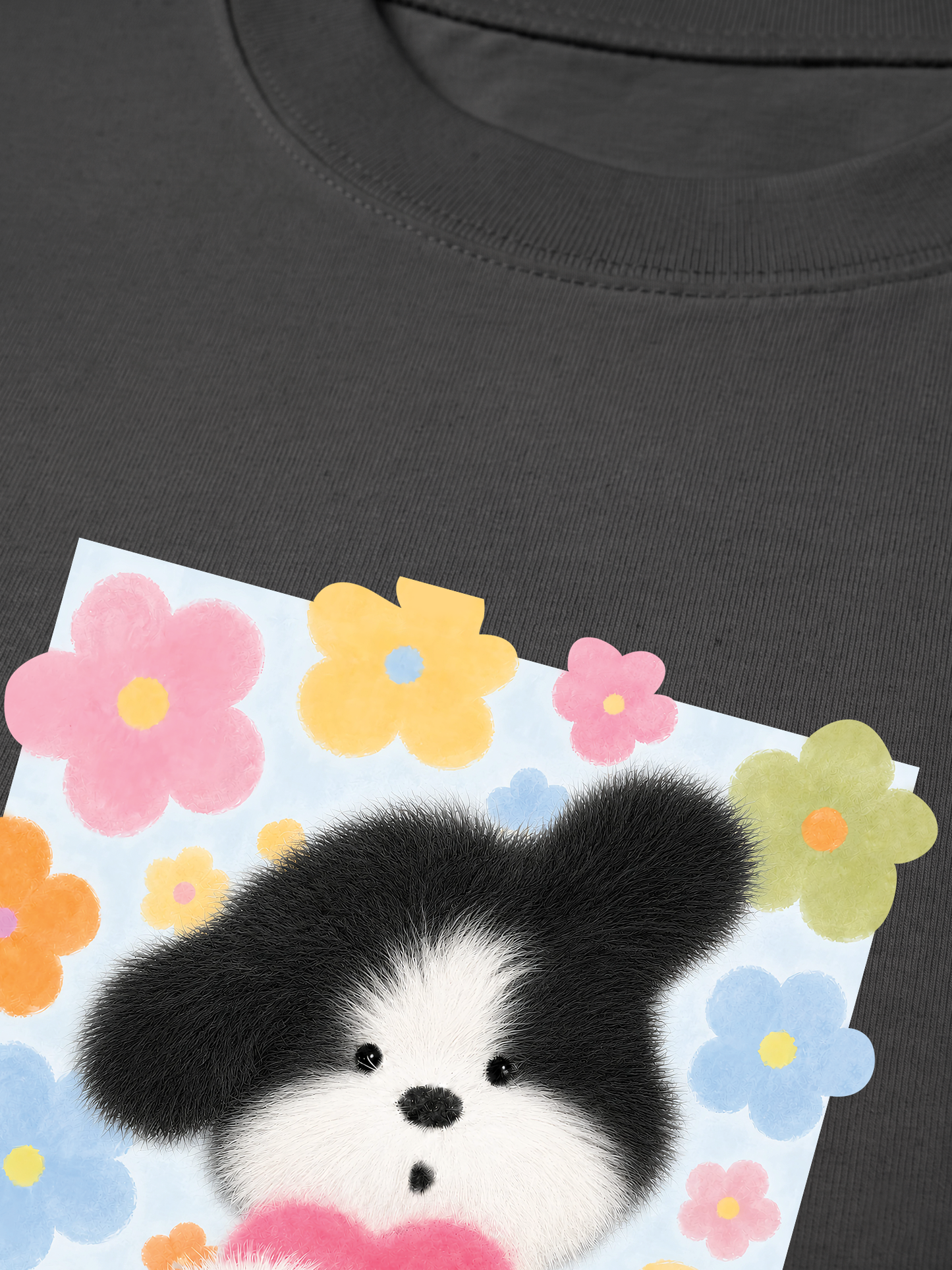 Áo Thun Relaxed Fit Flower Puppy