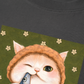 Áo Thun Relaxed Fit Green Fish Meow trước