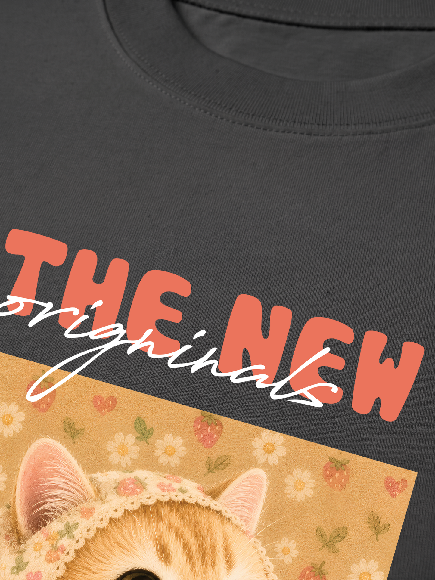 Áo Thun Relaxed Fit Honey Bubble Meow
