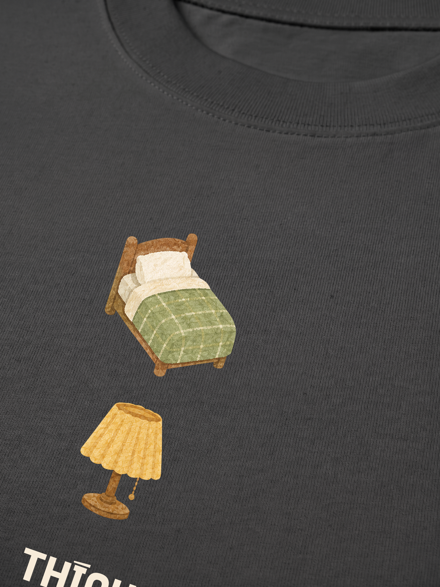Áo Thun Relaxed Fit Thích Đi Ngủ
