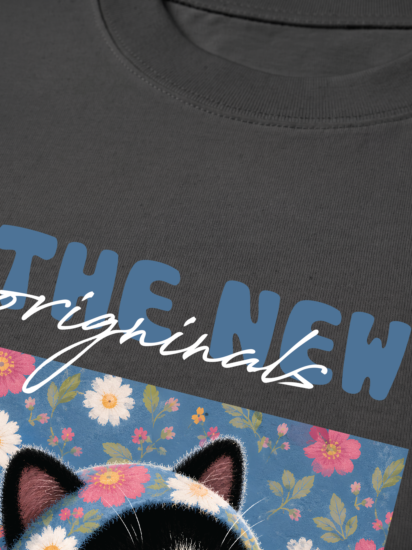 Áo Thun Relaxed Fit Pink Bubble Meow