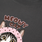 Áo Thun Relaxed Fit Meowy Cat Pink Polka