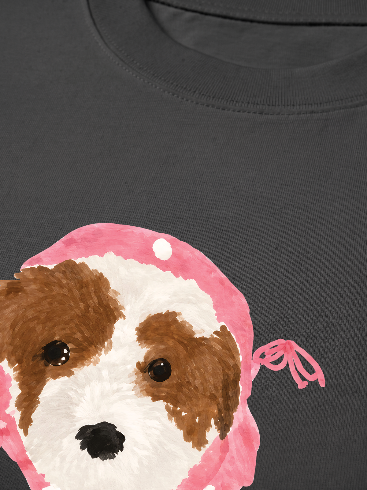 Áo Thun Relaxed Fit Pink Dots Puppy