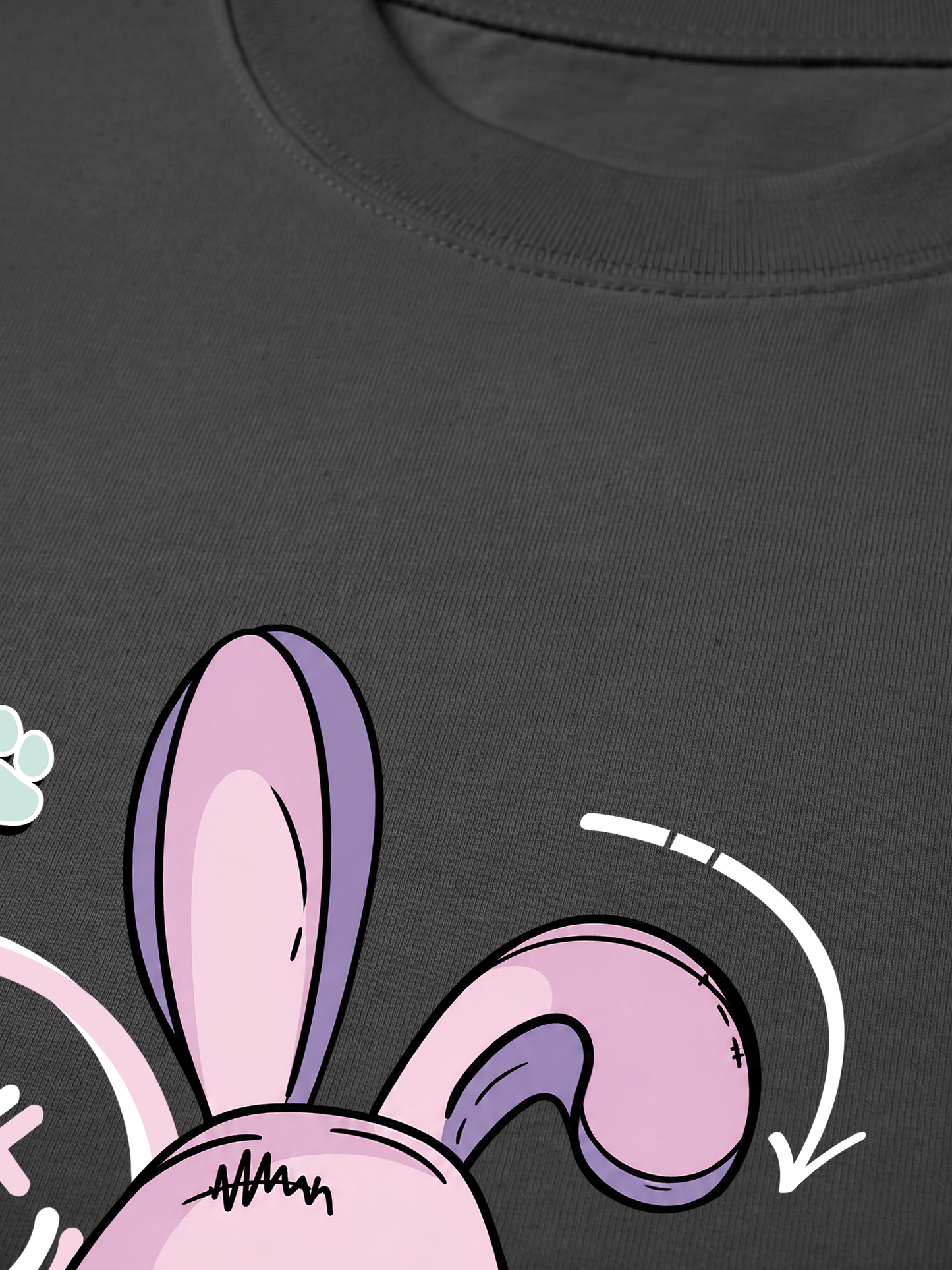 Áo Thun Relaxed Fit Rabbit Smile Face