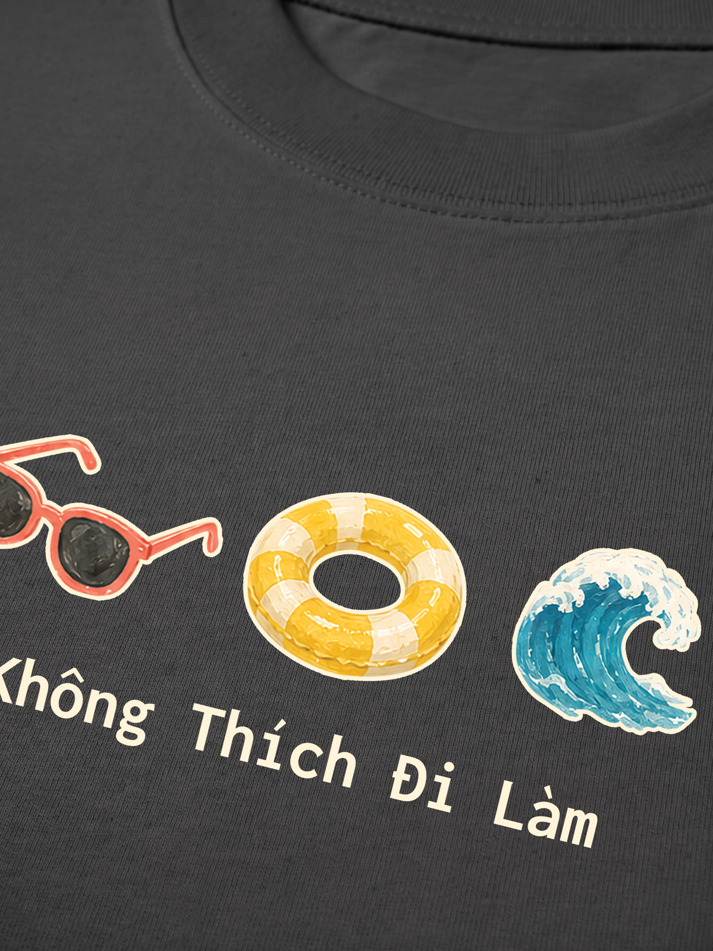 Áo Thun Relaxed Fit Không Thích Đi Làm
