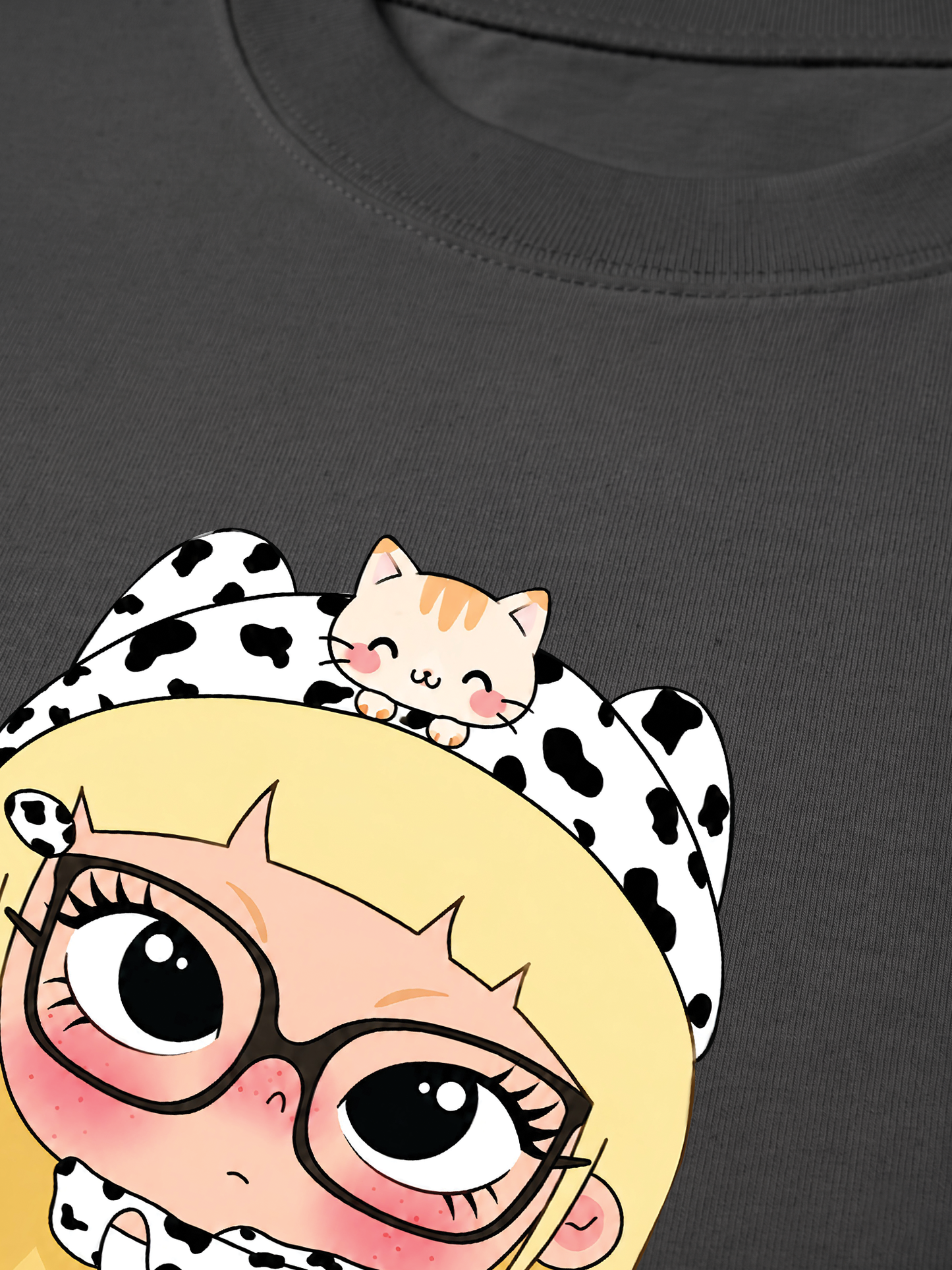 Áo Thun Relaxed Fit Cute Cow