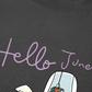 Áo Thun Relaxed Fit Hello June