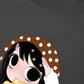 Áo Thun Relaxed Fit Little Girl Brown Dots