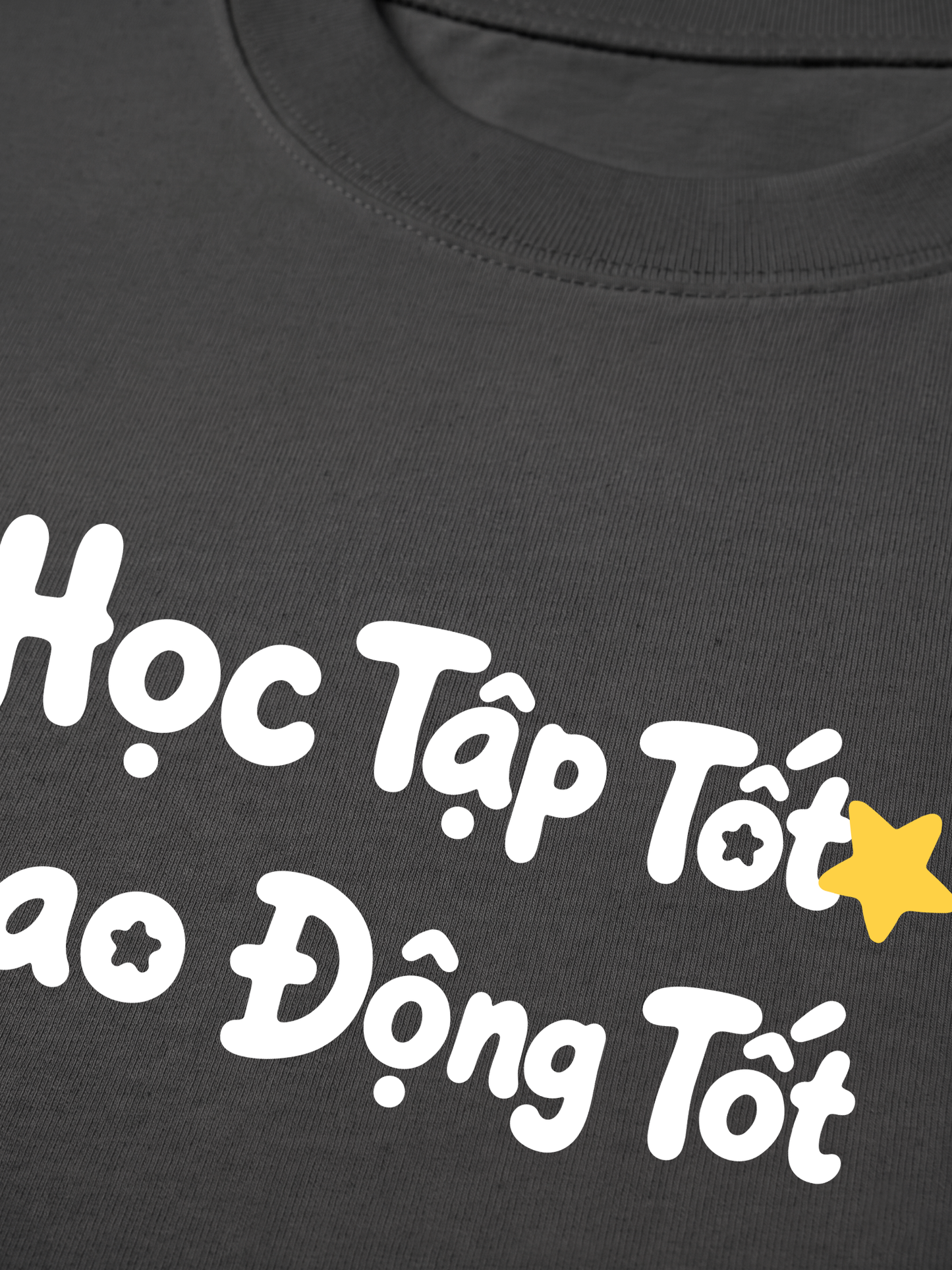 Áo Thun Relaxed Fit Học Tập Tốt, Lao Động Tốt