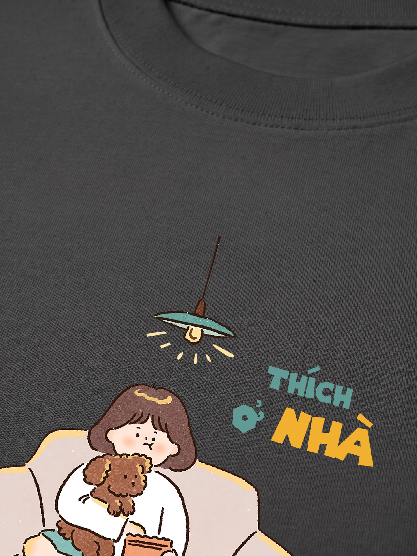 Áo Thun Relaxed Fit Thích Ở Nhà 2