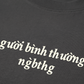 Áo Thun Relaxed Fit Người Bình Thường