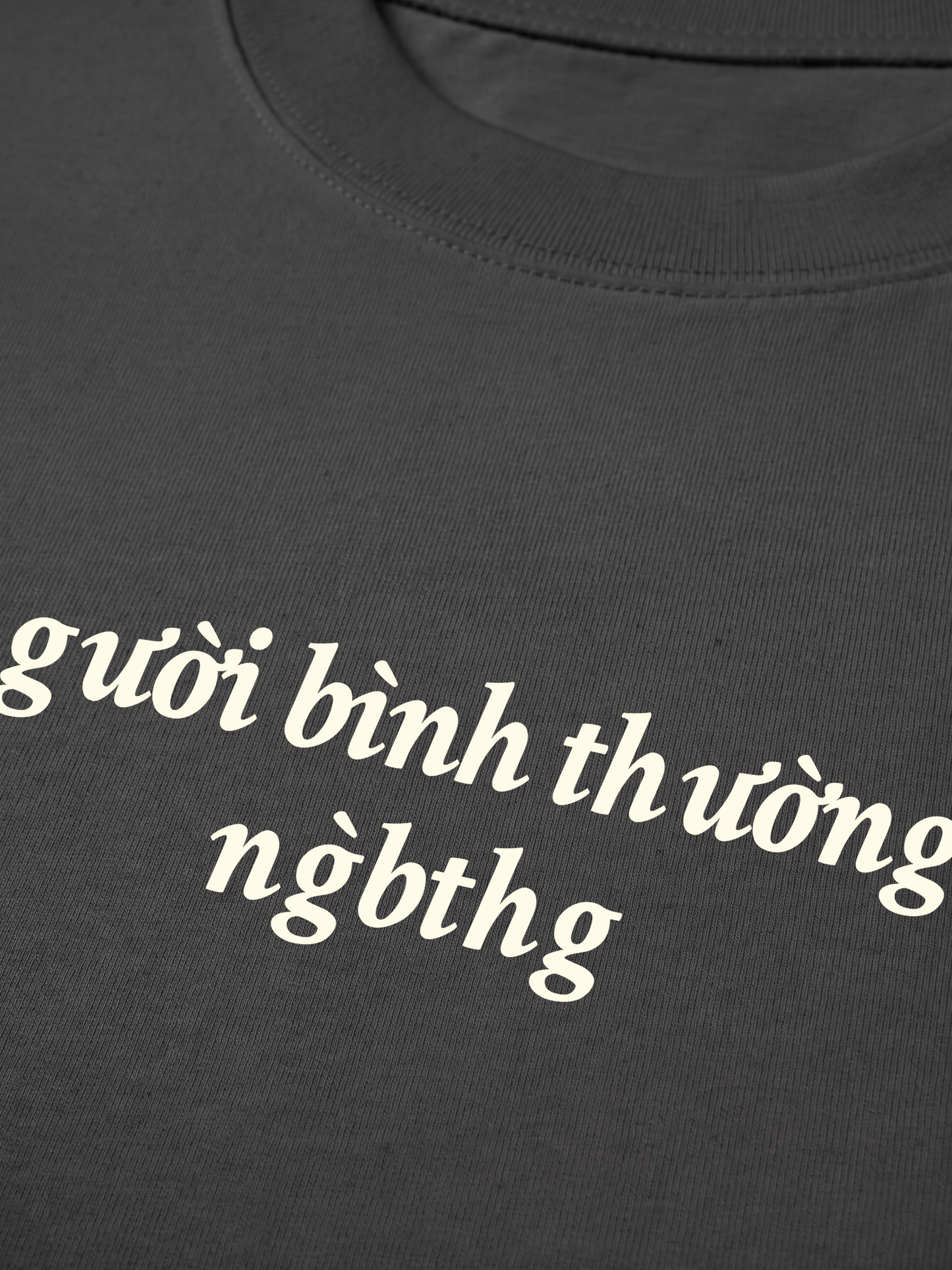 Áo Thun Relaxed Fit Người Bình Thường