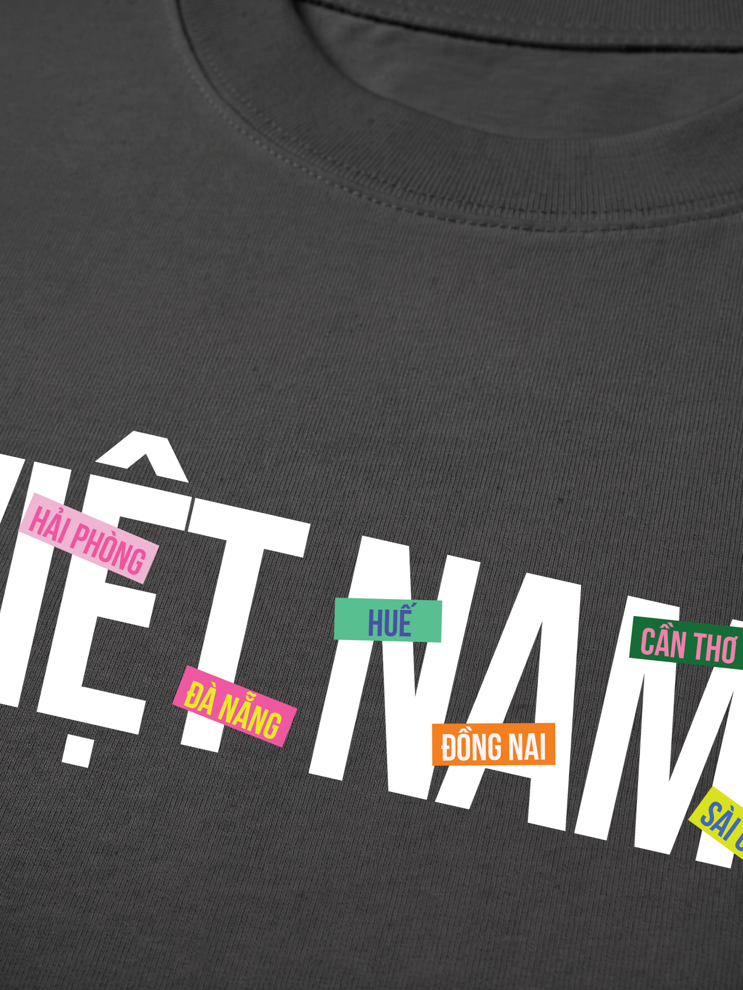 Áo Thun Relaxed Fit Việt Nam 7 Tỉnh Thành