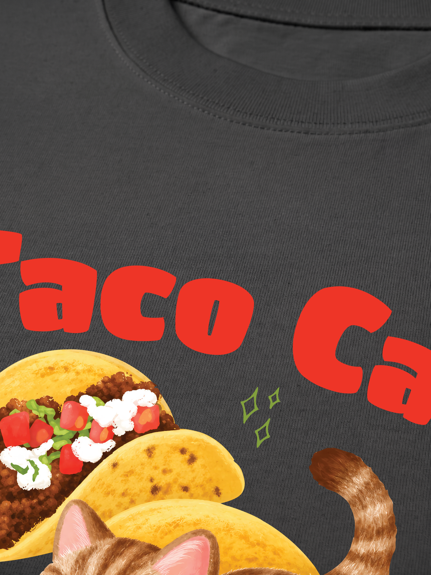 Áo Thun Relaxed Fit Taco Cat
