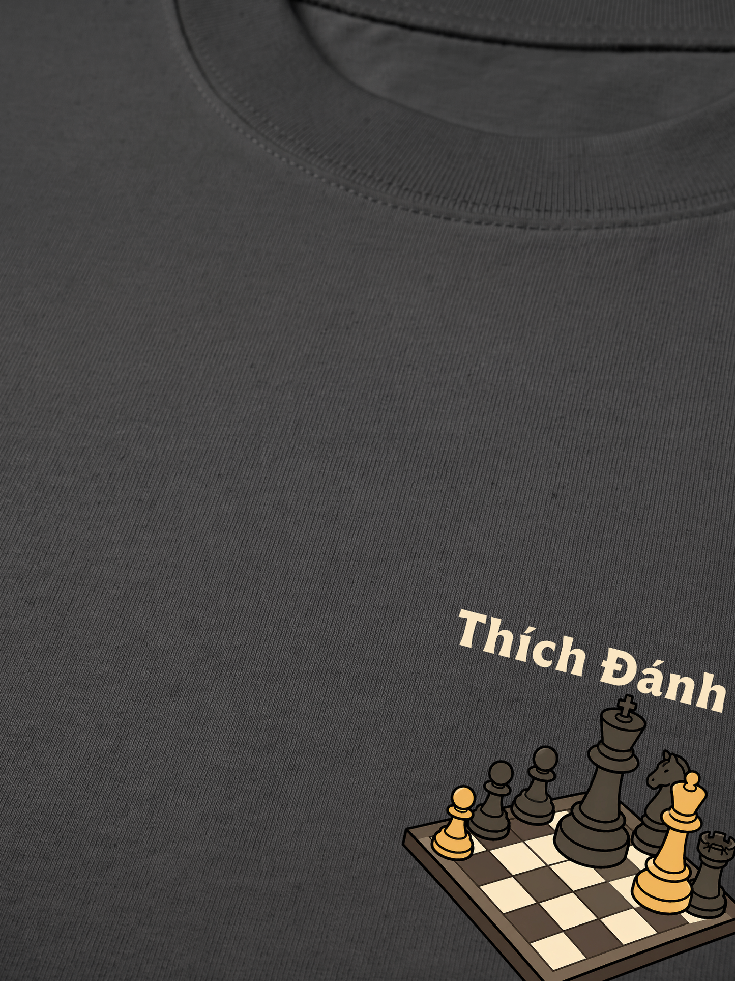 Áo Thun Relaxed Fit Thích Đánh Cờ
