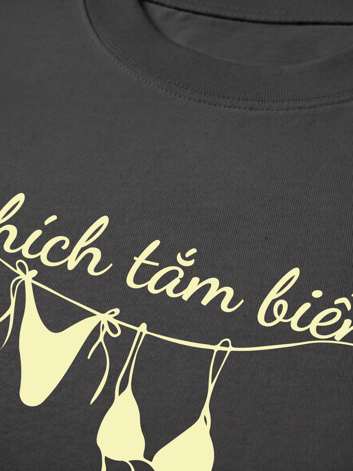 Áo Thun Relaxed Fit Thích Tắm Biển