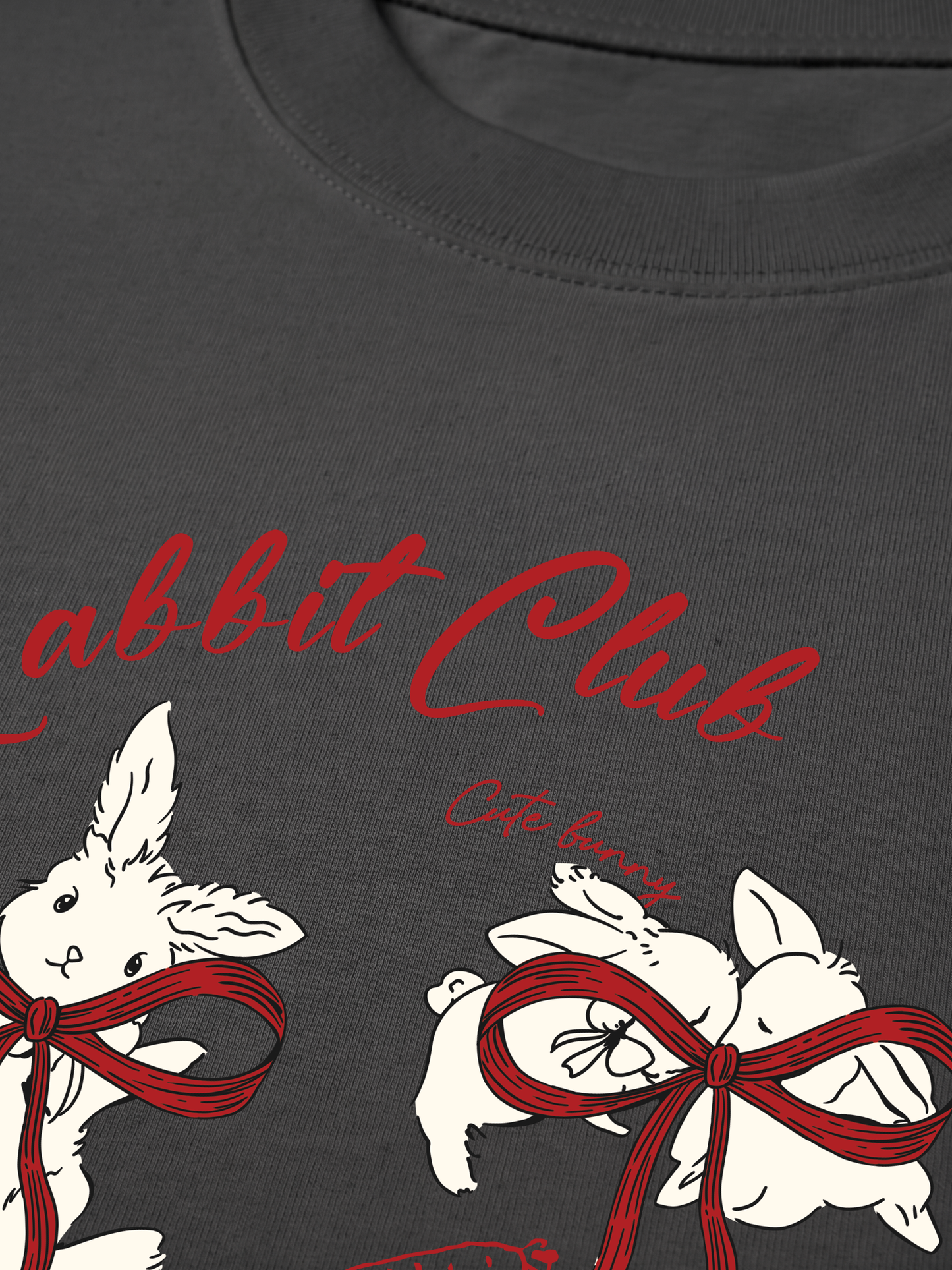 Áo Thun Relaxed Fit Rabbit Club