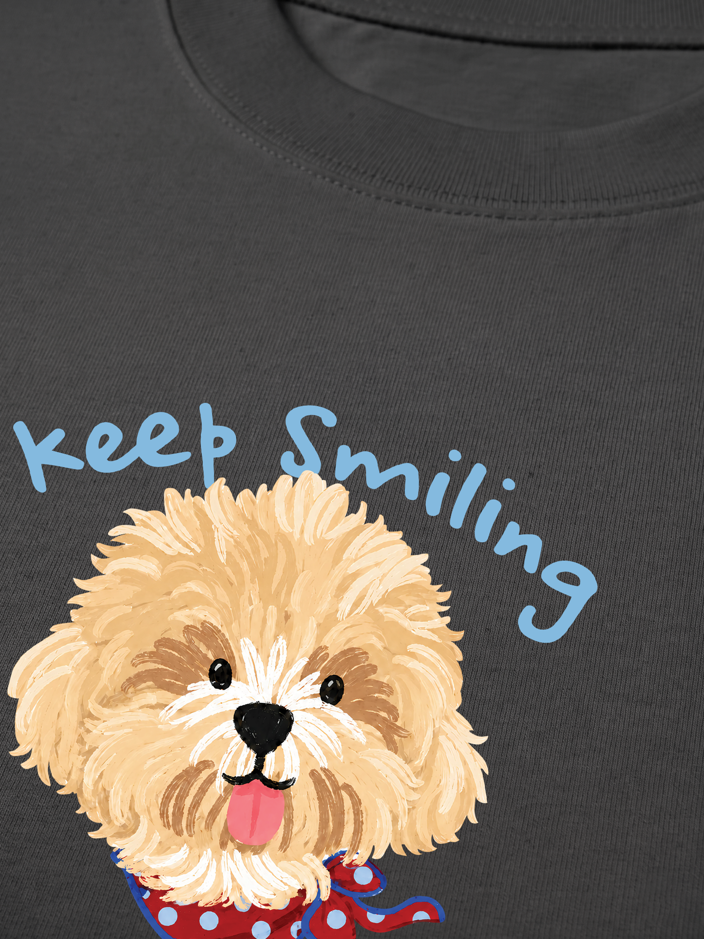 Áo Thun Relaxed Fit Keep Smiling