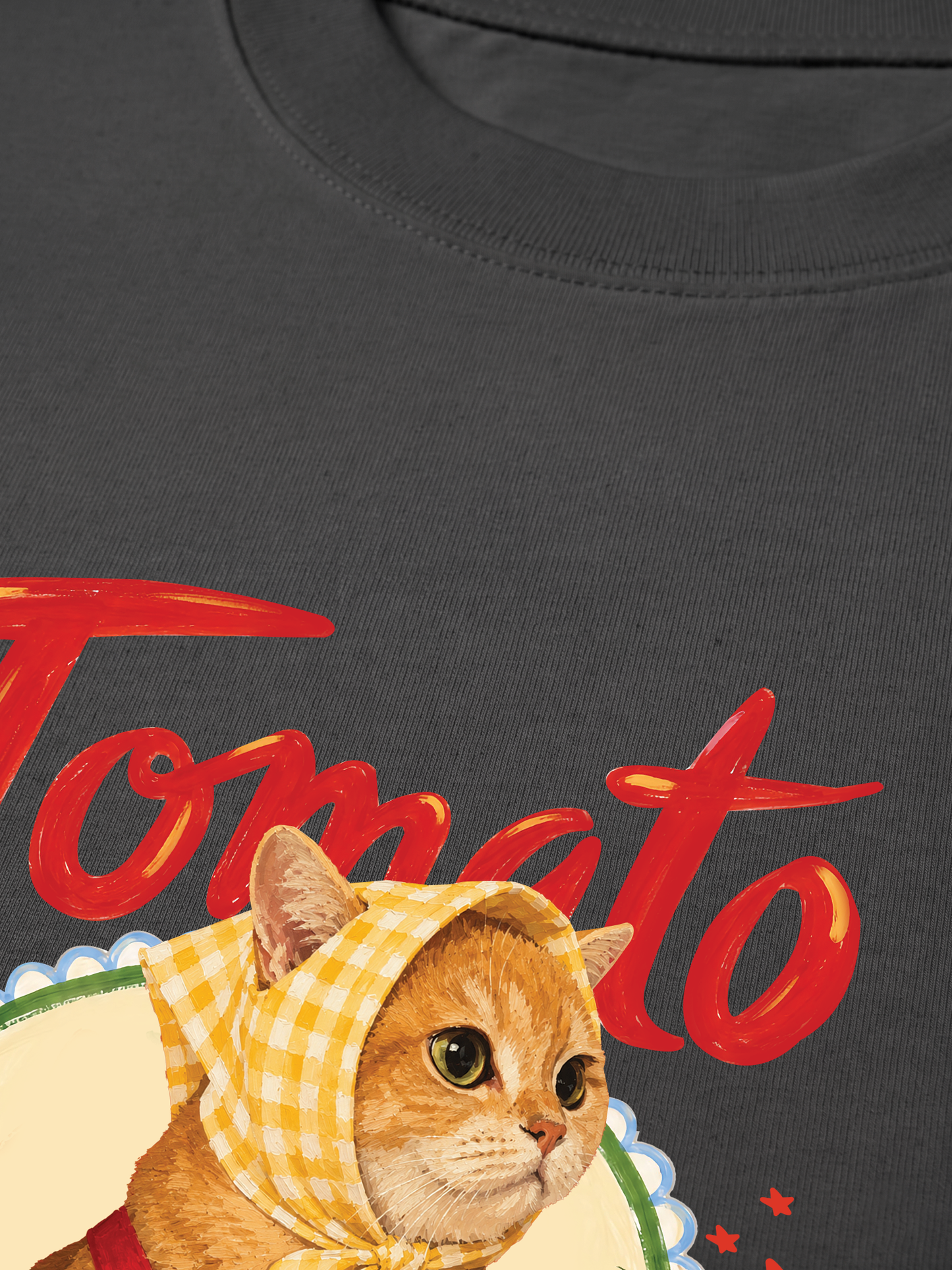 Áo Thun Relaxed Fit Tomato Meow