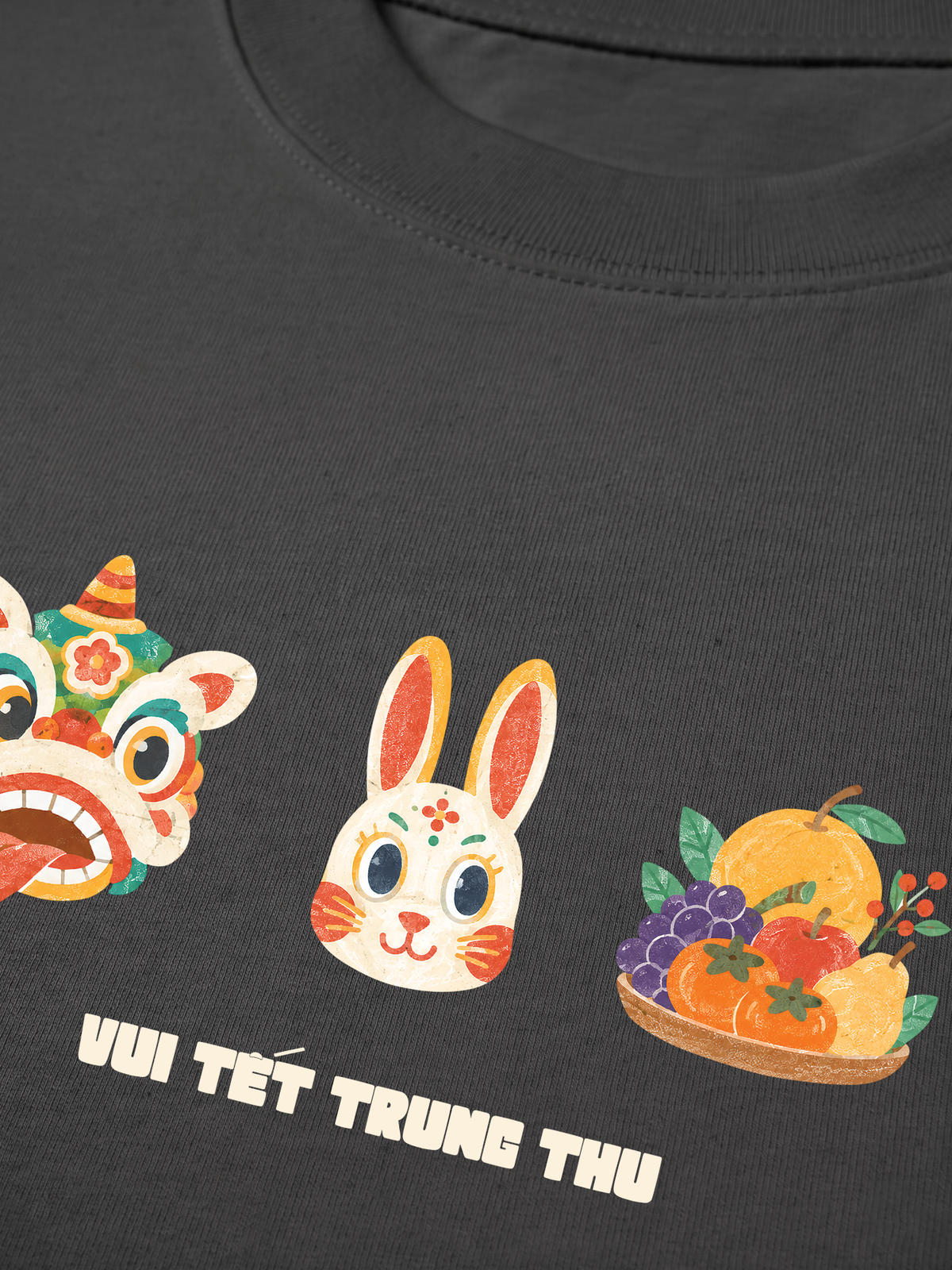 Áo Thun Relaxed Fit Vui Tết Trung Thu