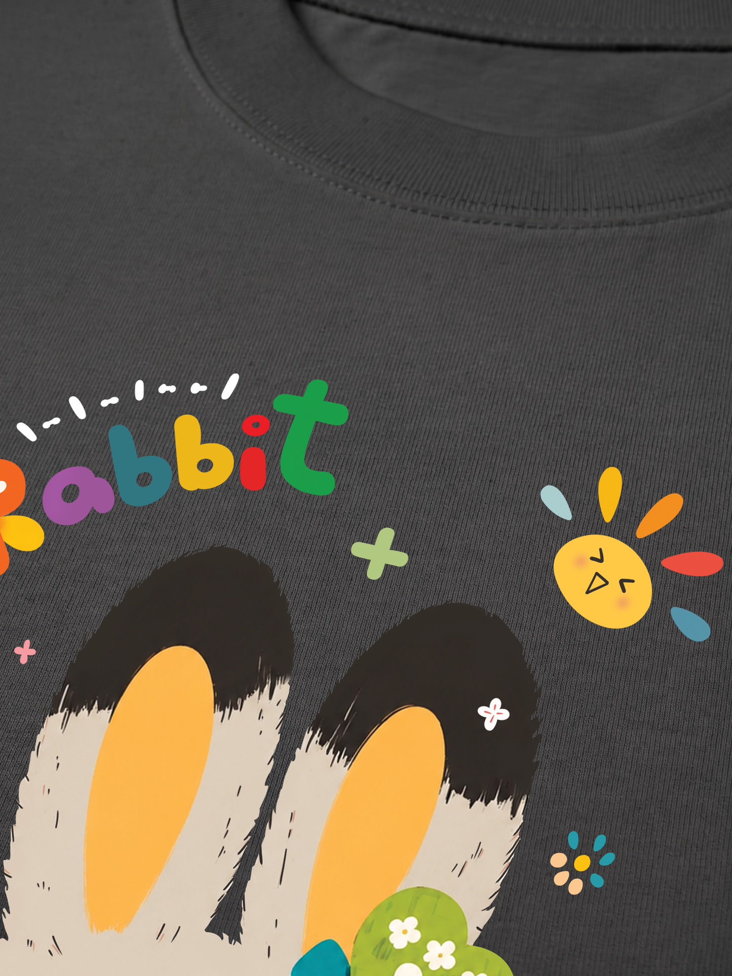 Áo Thun Relaxed Fit Rainbow Rabbit